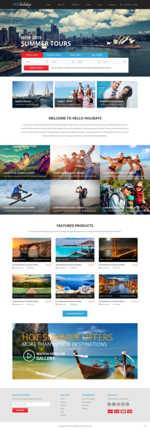 Web Design by pb for Hello Holidays Travel | Design: #7657690