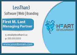 Business Card Design by Ridwan for Heart Development | Design #1932289