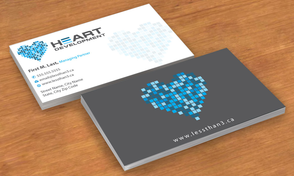 Business Card Design by Sbss for Heart Development | Design #1905058