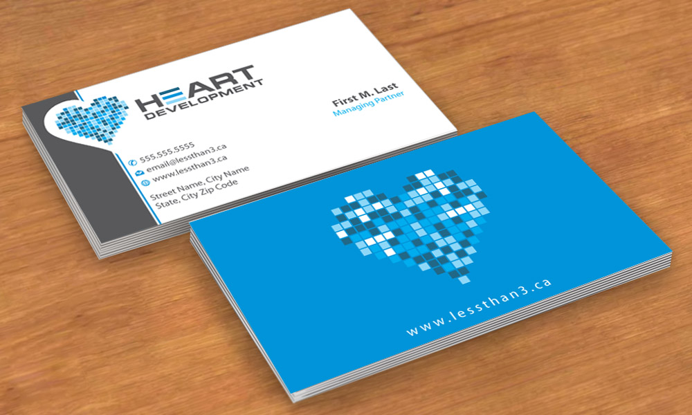 Business Card Design by Sbss for Heart Development | Design #1905061