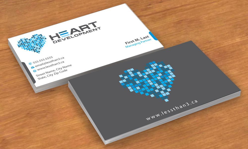 Business Card Design by Sbss for Heart Development | Design #1905064
