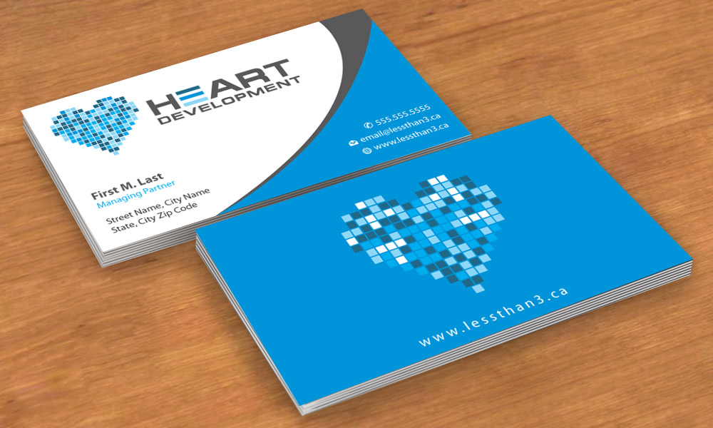 Business Card Design by Sbss for Heart Development | Design #1905070