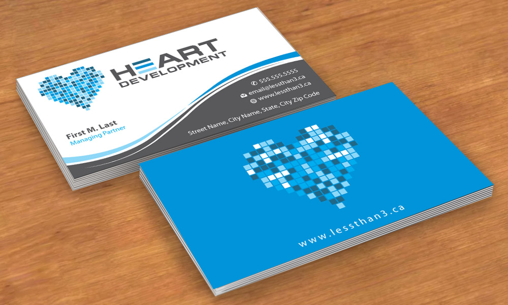 Business Card Design by Sbss for Heart Development | Design #1905075