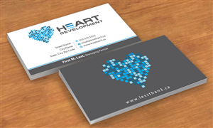 Business Card Design by Sbss for Heart Development | Design: #1905078