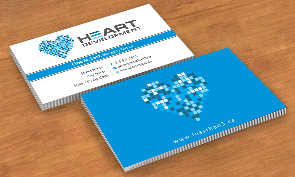 Business Card Design by Sbss for Heart Development | Design #1905080
