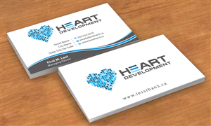 Business Card Design by Sbss for Heart Development | Design: #1905083