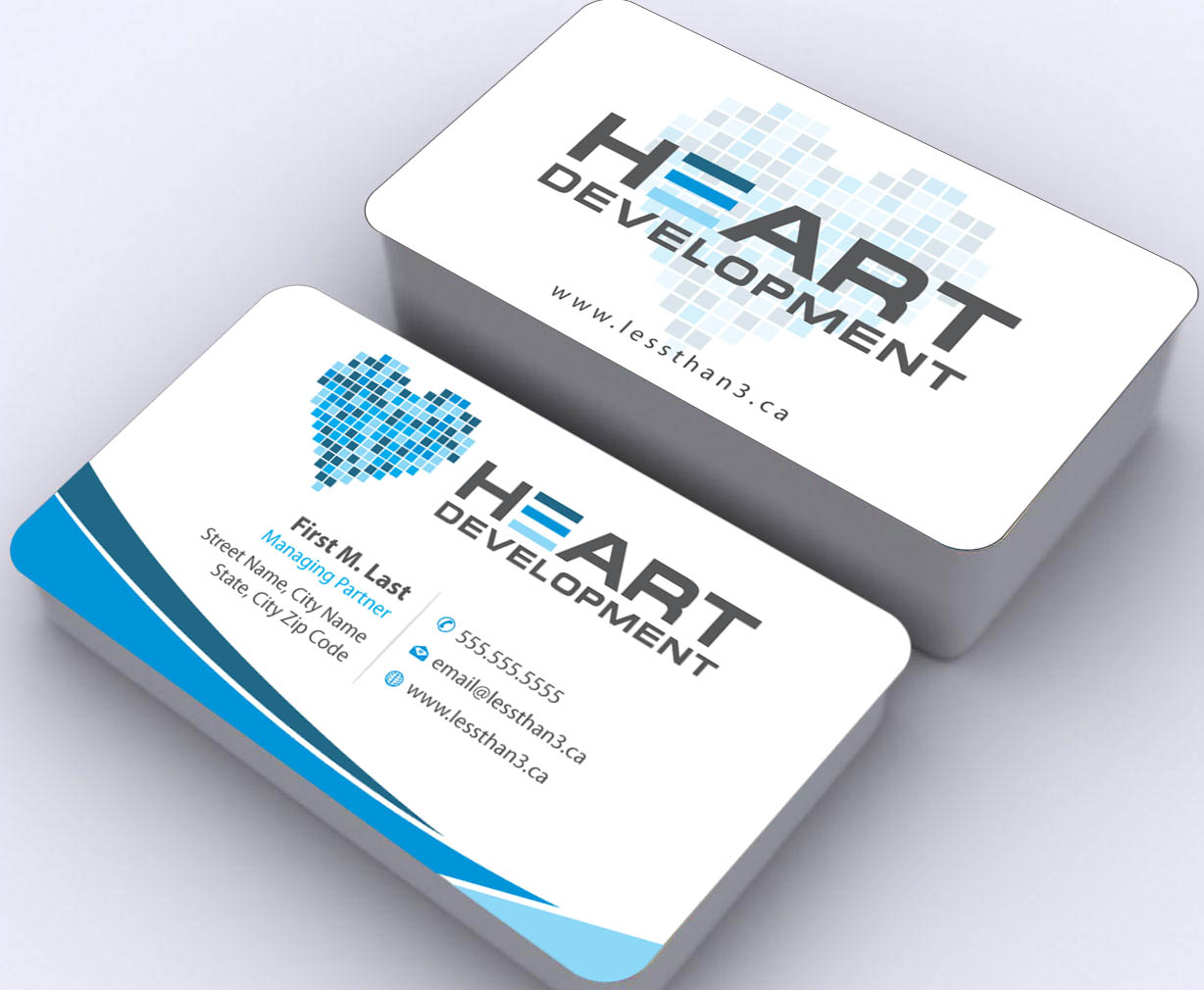 Business Card Design by Sbss for Heart Development | Design #1905109