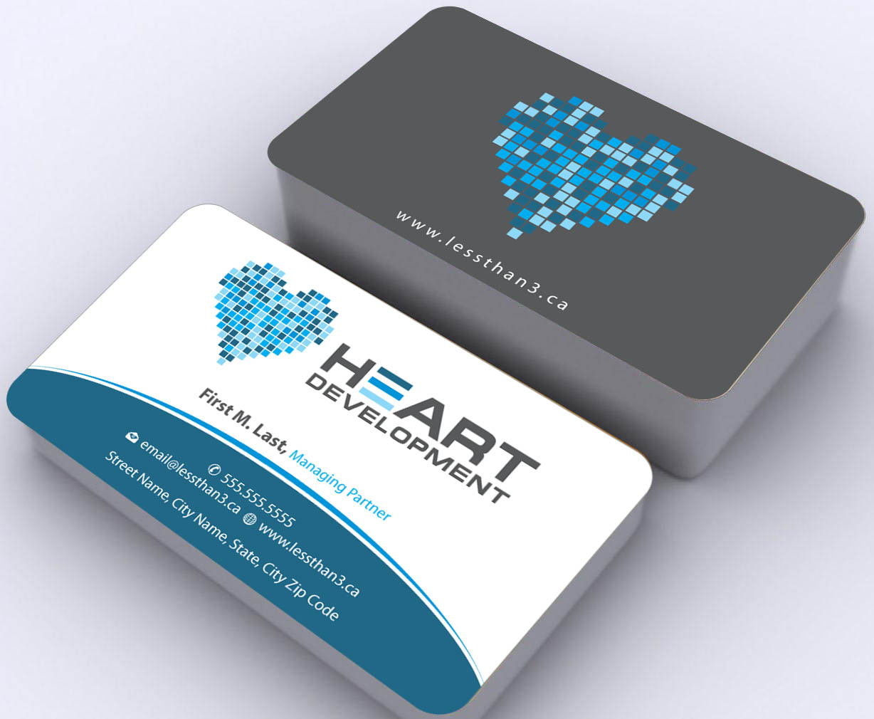 Business Card Design by Sbss for Heart Development | Design #1905111