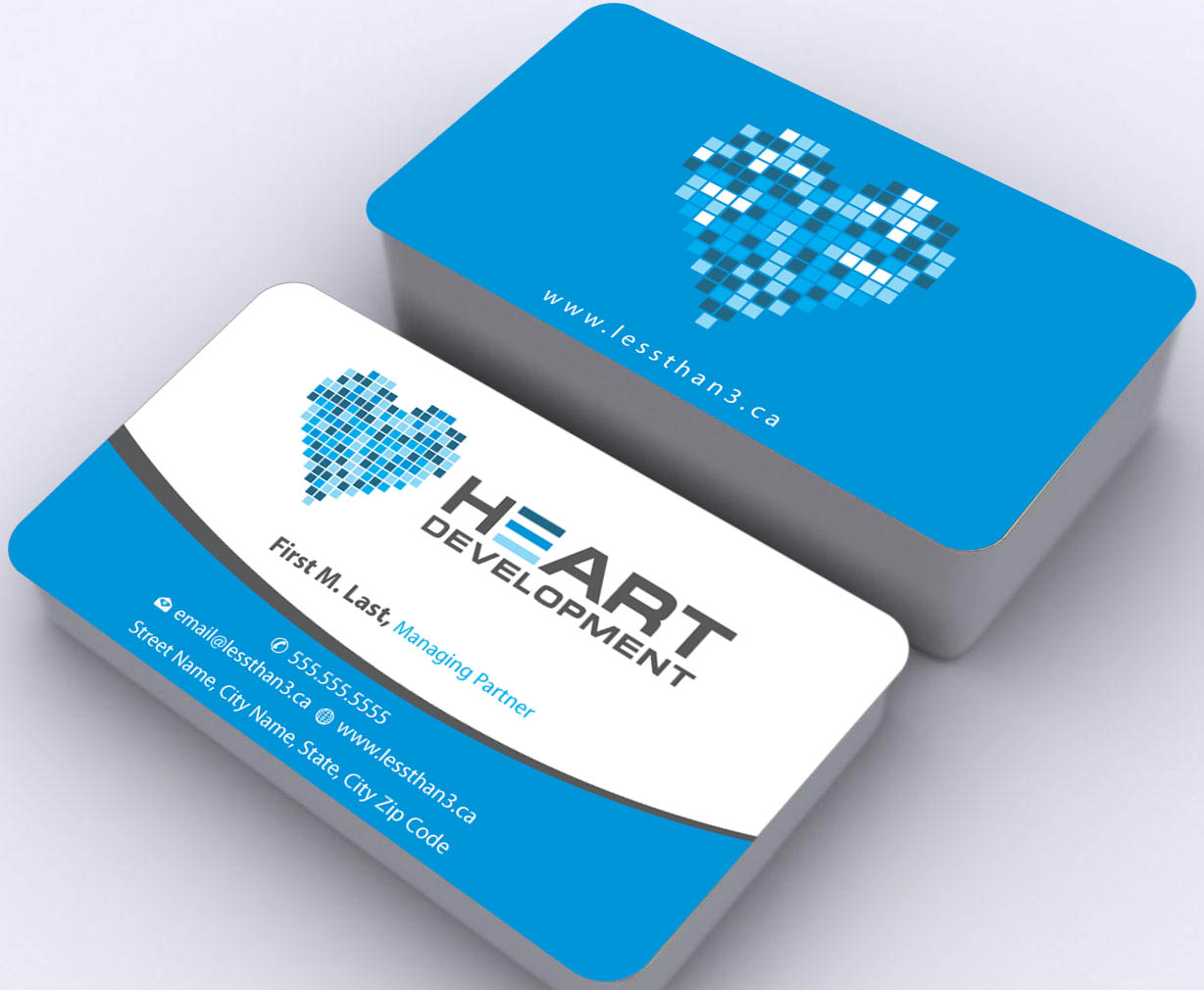 Business Card Design by Sbss for Heart Development | Design #1905114