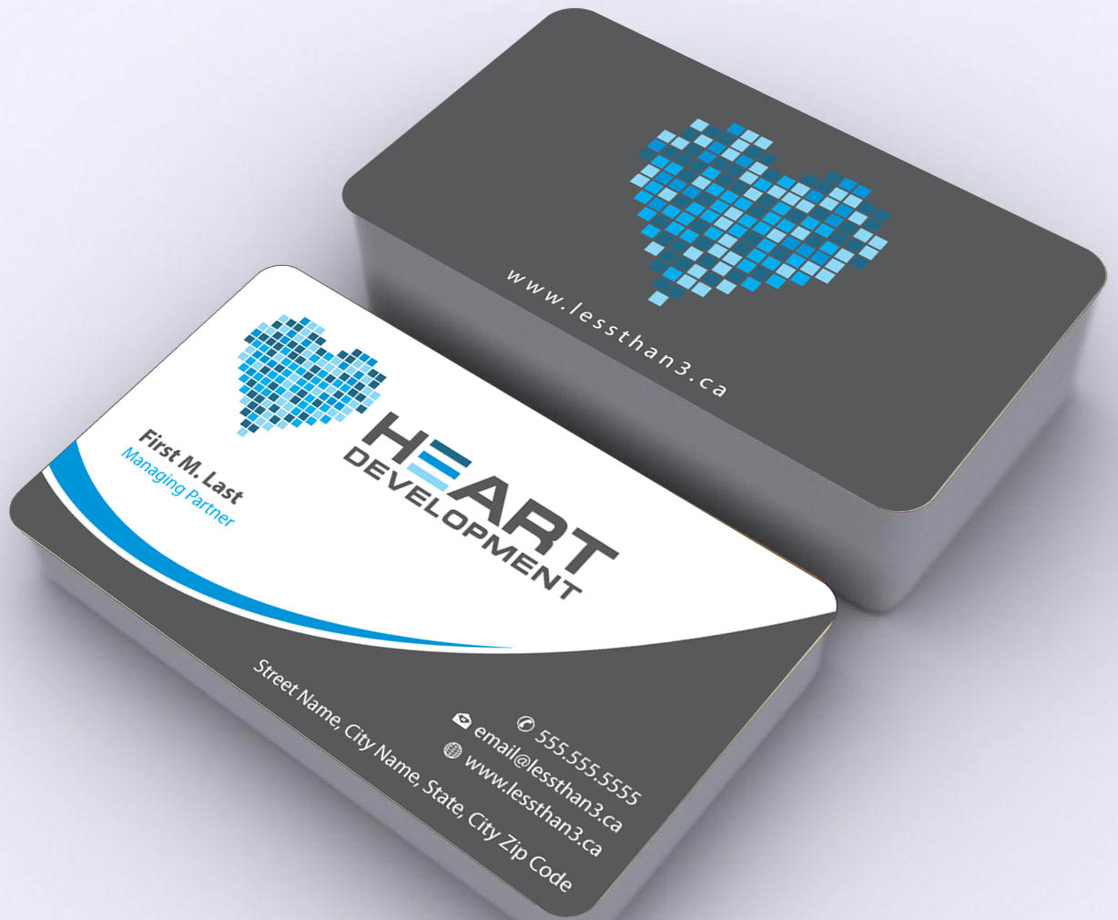 Business Card Design by Sbss for Heart Development | Design #1905117