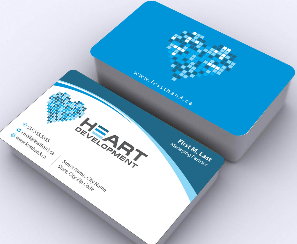 Business Card Design by Sbss for Heart Development | Design #1905124