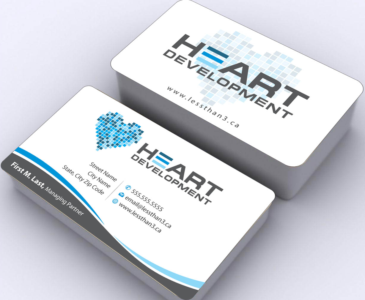 Diseño de Tarjeta de Presentación por Sbss para Heart Development | Diseño #1905125