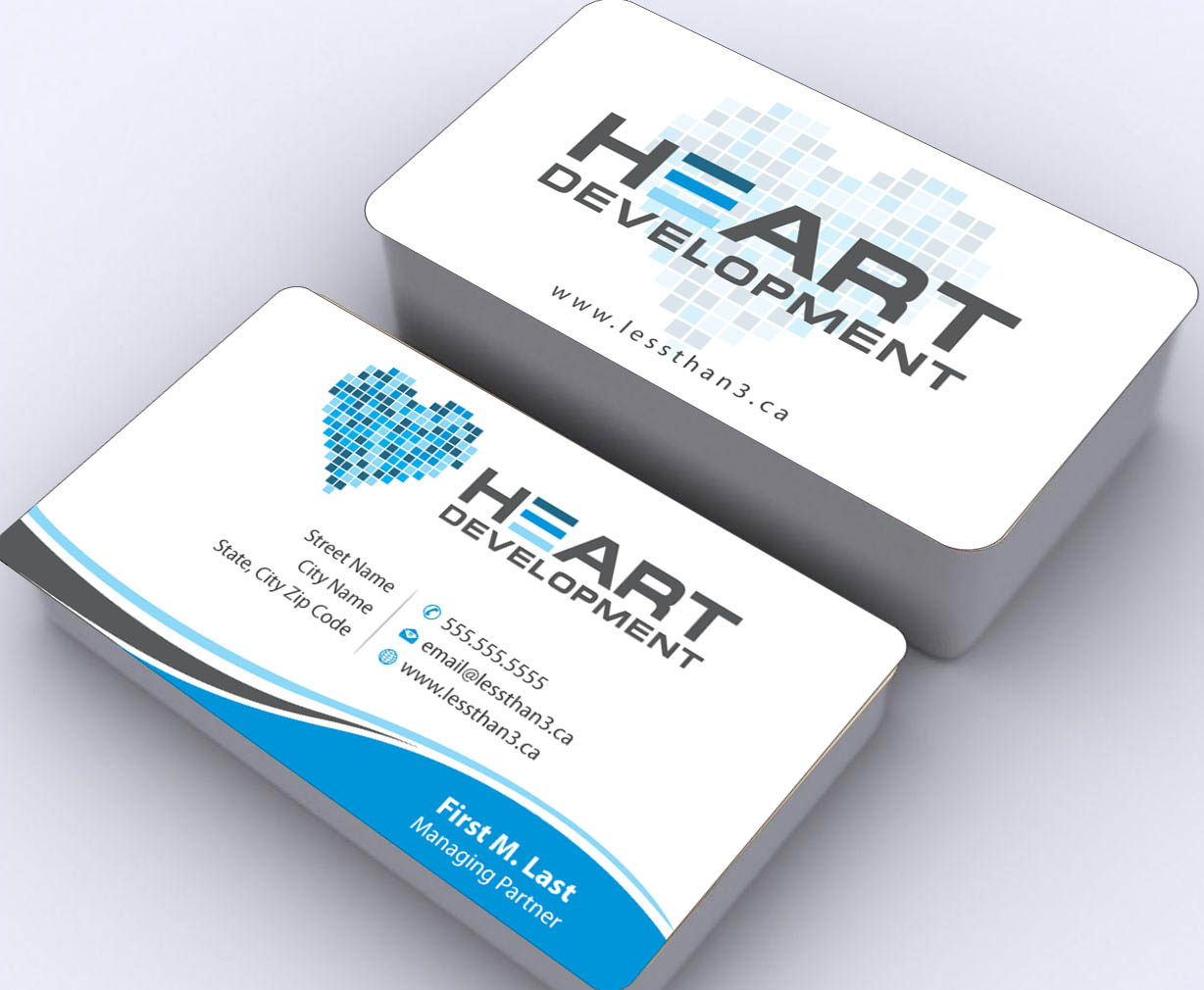 Business Card Design by Sbss for Heart Development | Design #1905128