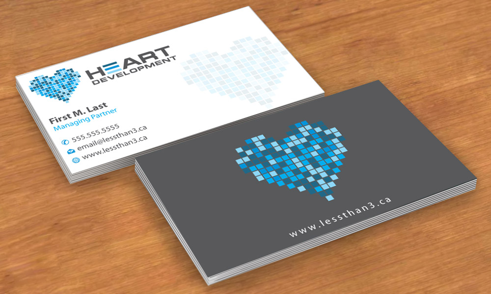 Business Card Design by Sbss for Heart Development | Design #1905129