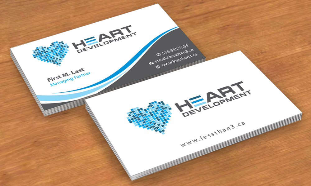 Business Card Design by Sbss for Heart Development | Design #1905133