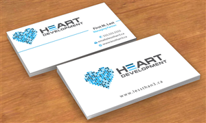 Diseño de Tarjeta de Presentación por Sbss para Heart Development | Diseño: #1905139