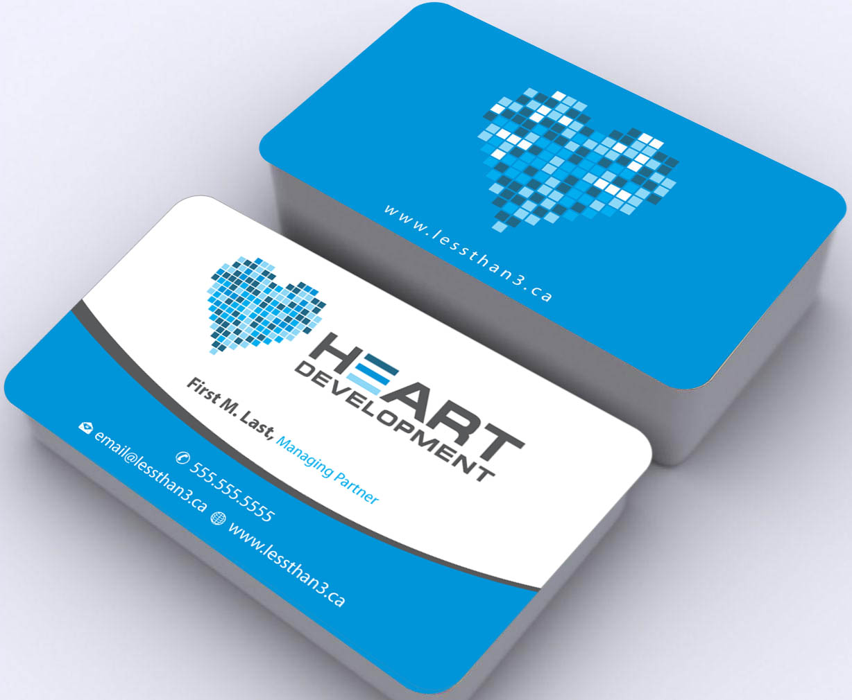 Business Card Design by Sbss for Heart Development | Design #1905148