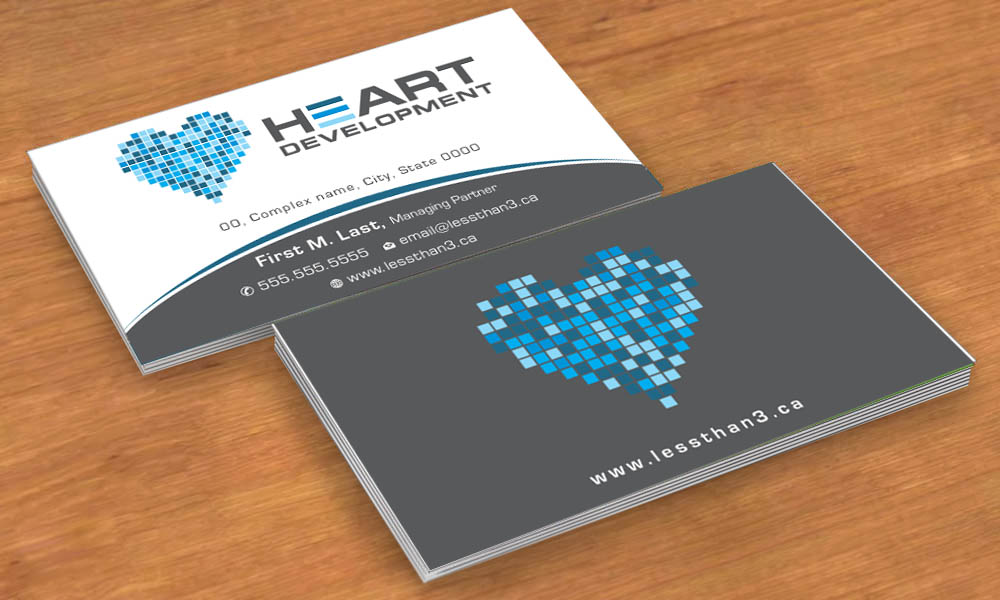 Business Card Design by Sbss for Heart Development | Design #1912402