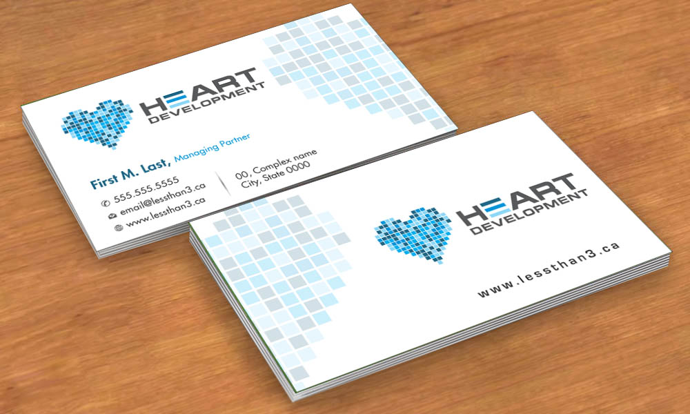 Business Card Design by Sbss for Heart Development | Design #1912405