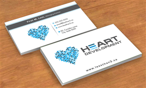 Diseño de Tarjeta de Presentación por Sbss para Heart Development | Diseño: #1912409