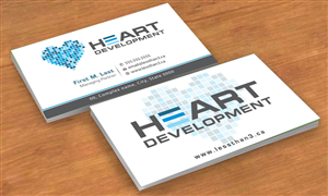 Diseño de Tarjeta de Presentación por Sbss para Heart Development | Diseño: #1912410
