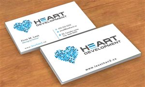 Diseño de Tarjeta de Presentación por Sbss para Heart Development | Diseño: #1912412
