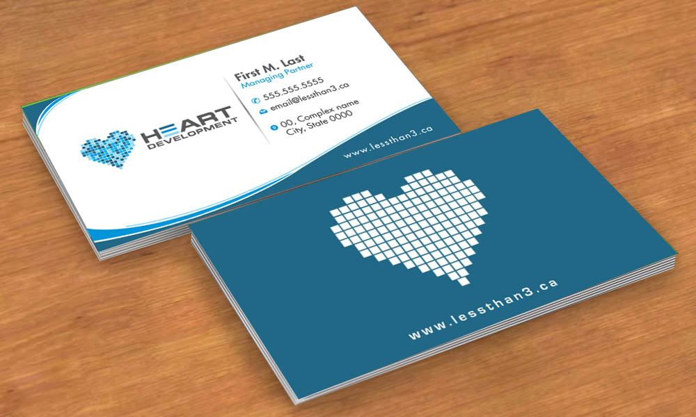 Business Card Design by Sbss for Heart Development | Design #1912422