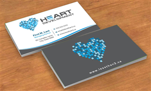 Business Card Design by Sbss for Heart Development | Design: #1912427