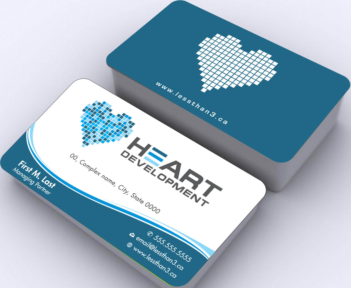 Business Card Design by Sbss for Heart Development | Design #1912430