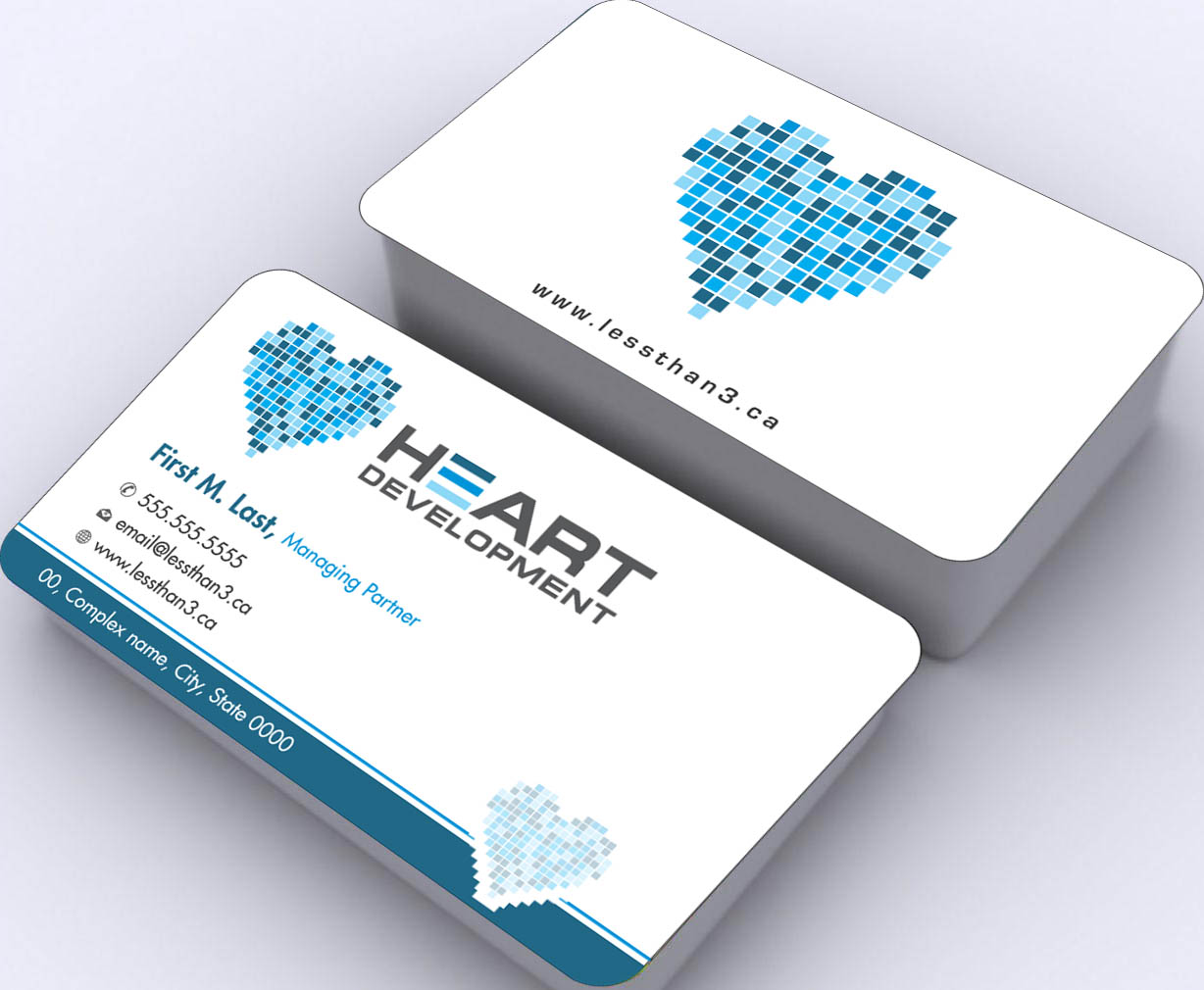 Business Card Design by Sbss for Heart Development | Design #1912435