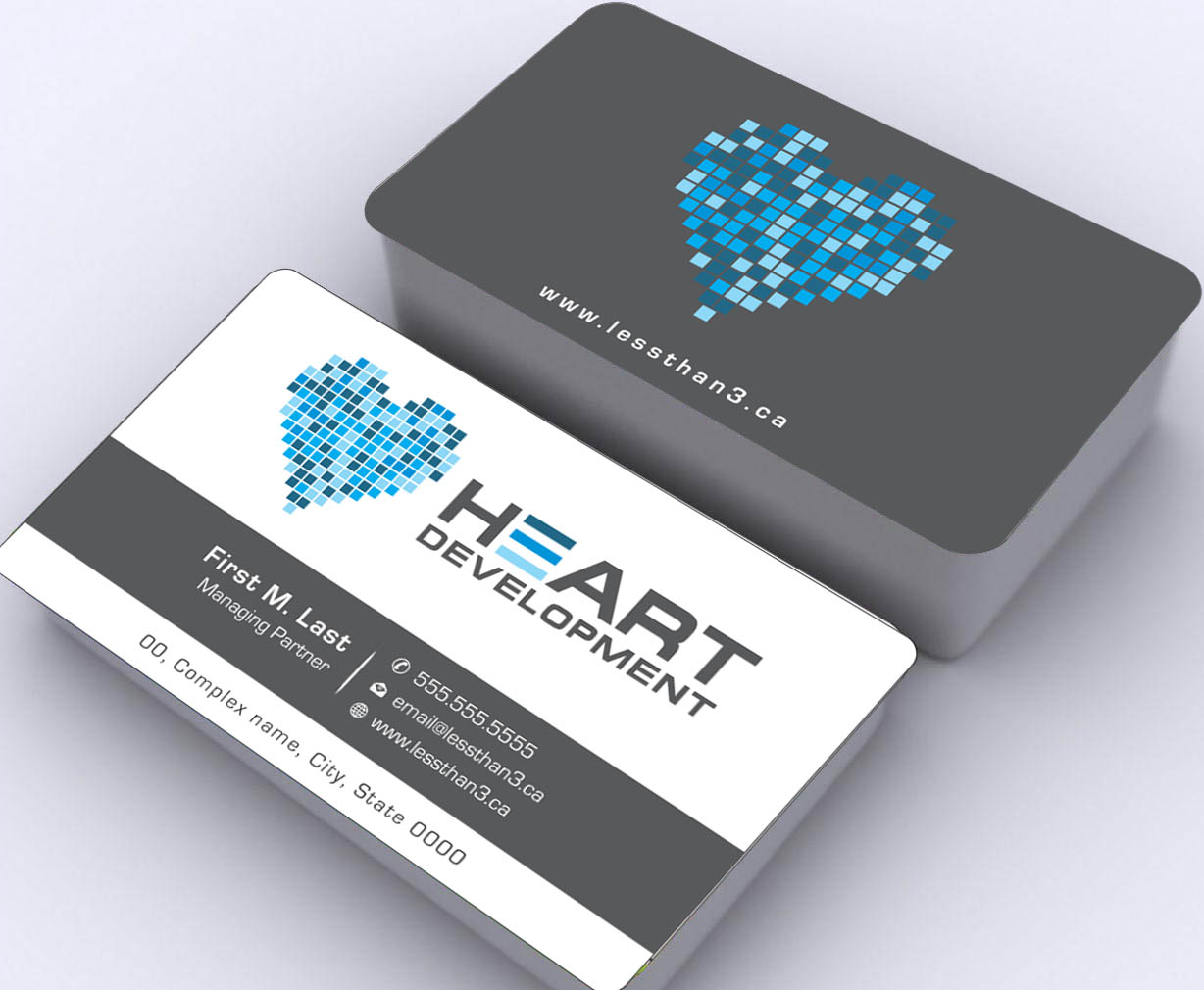 Business Card Design by Sbss for Heart Development | Design #1912438