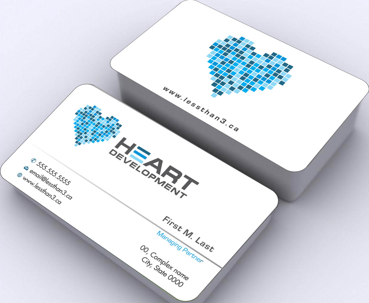 Business Card Design by Sbss for Heart Development | Design #1912439