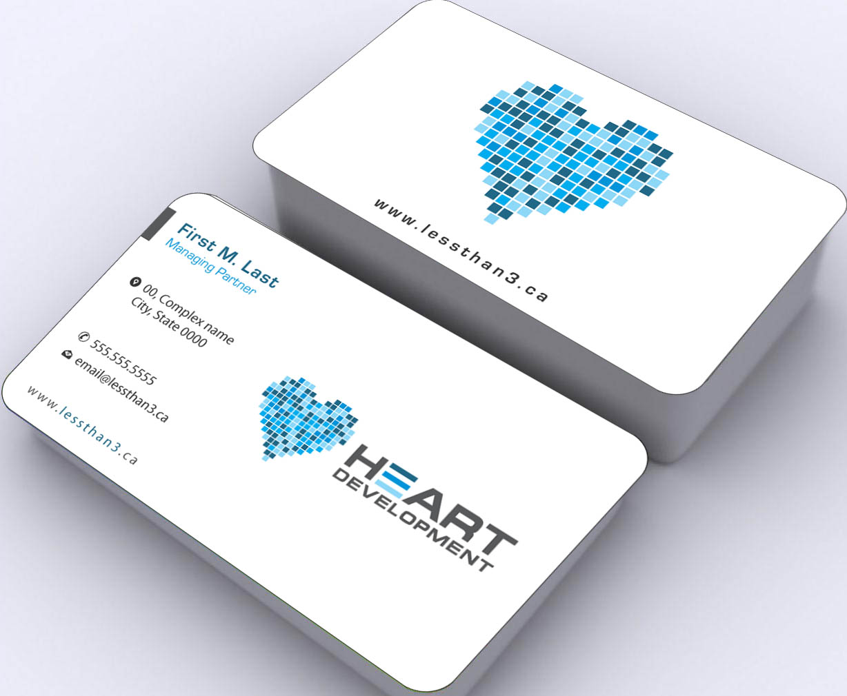 Business Card Design by Sbss for Heart Development | Design #1912450
