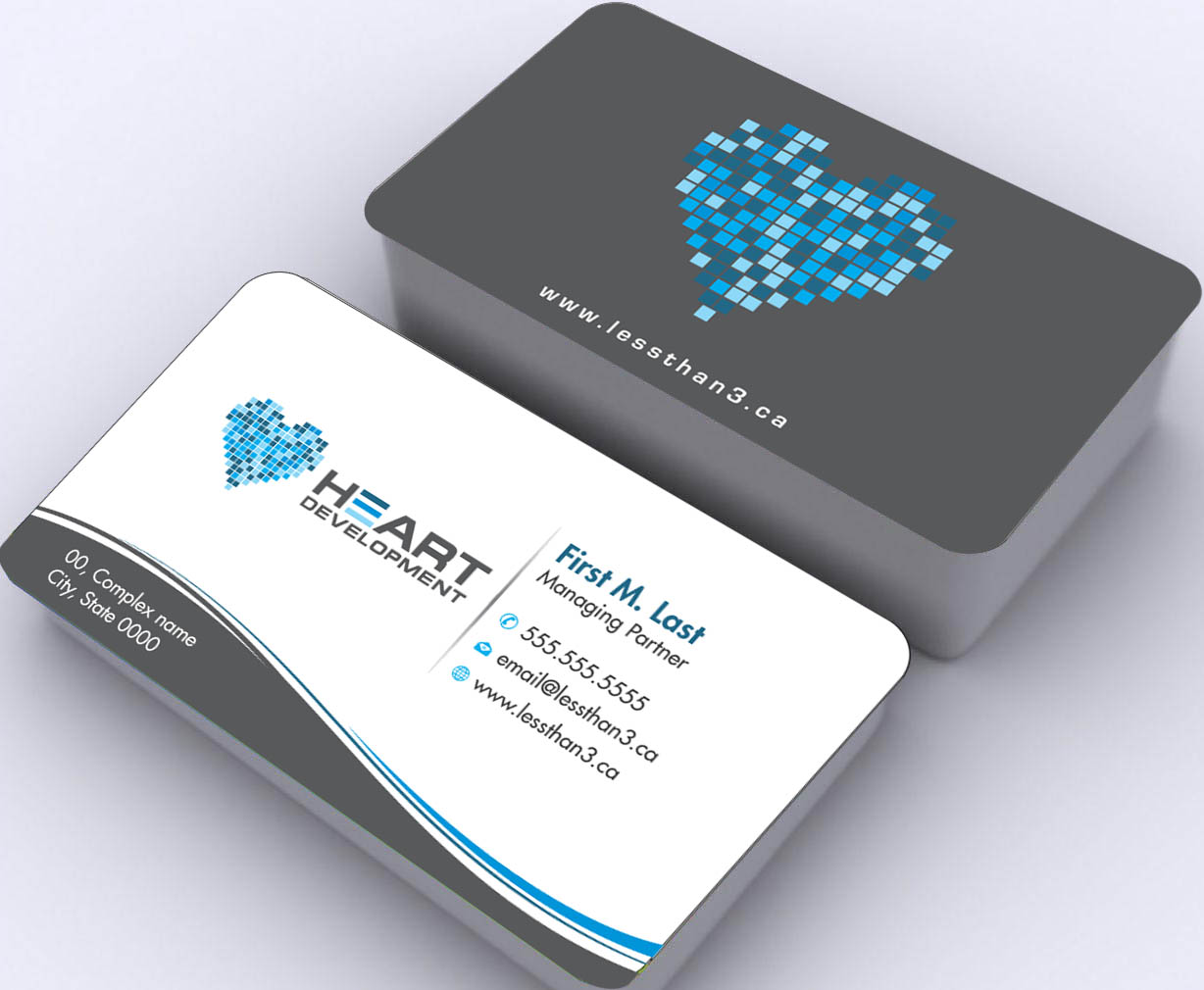 Business Card Design by Sbss for Heart Development | Design #1912451