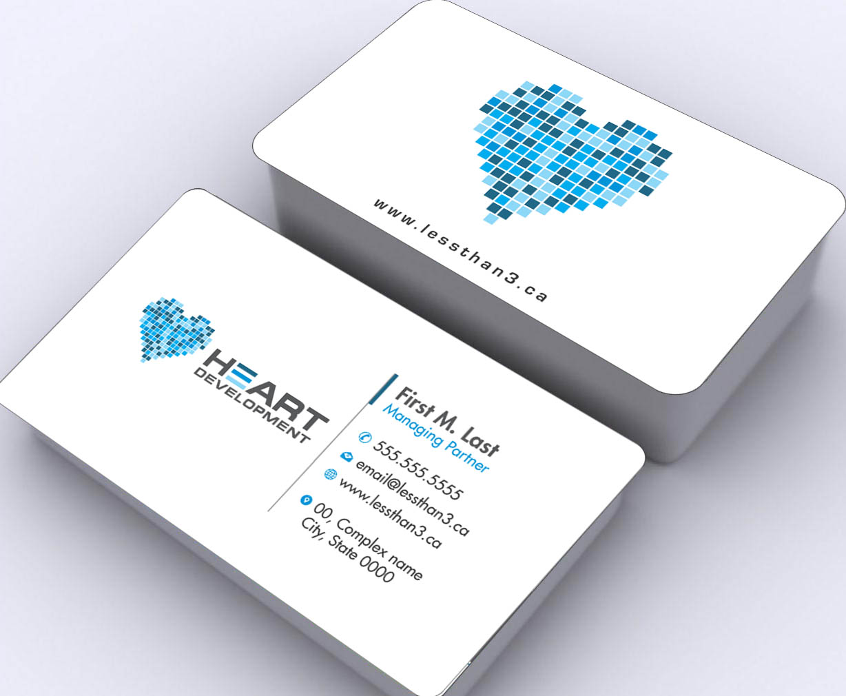 Business Card Design by Sbss for Heart Development | Design #1912452