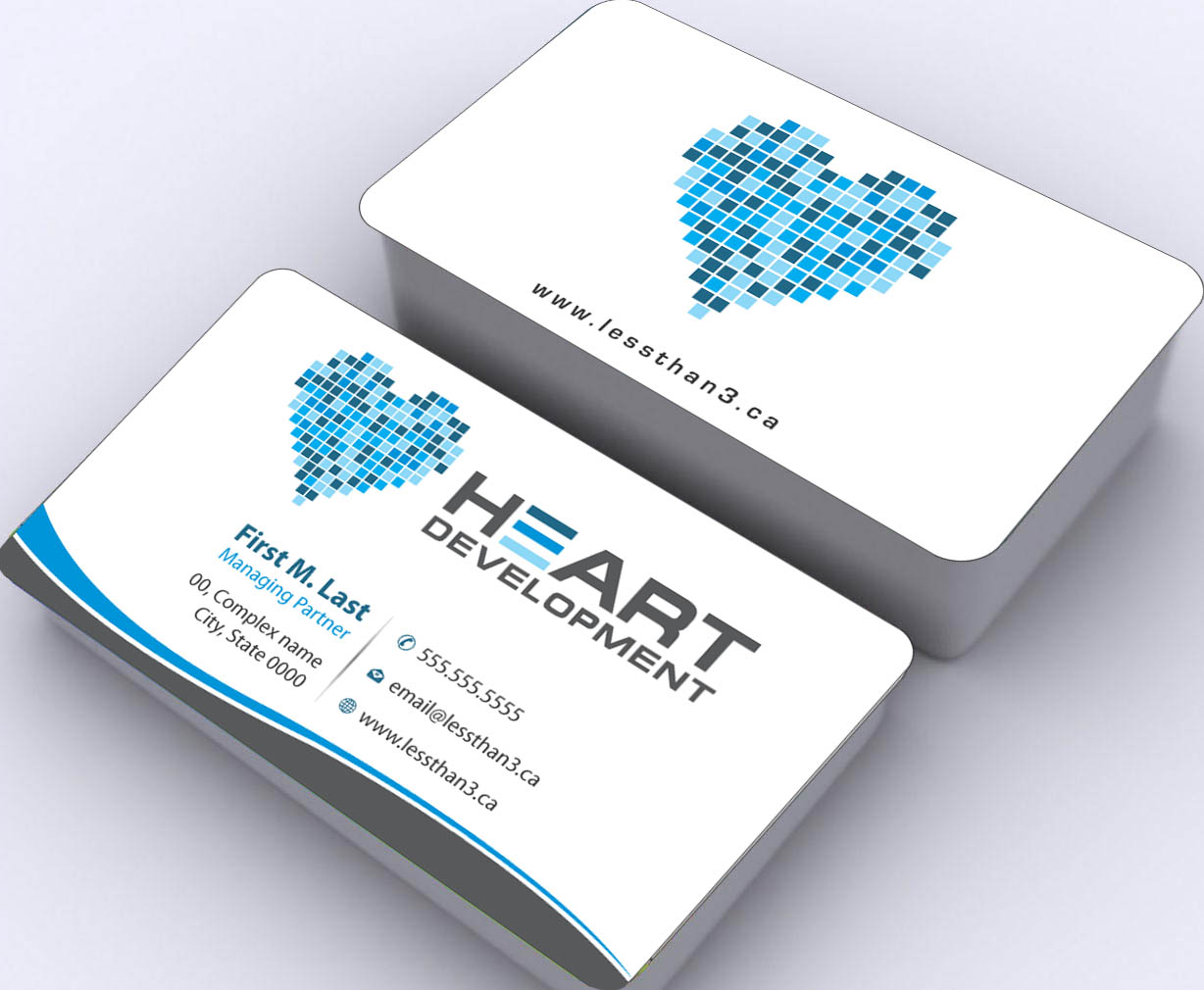 Business Card Design by Sbss for Heart Development | Design #1912455