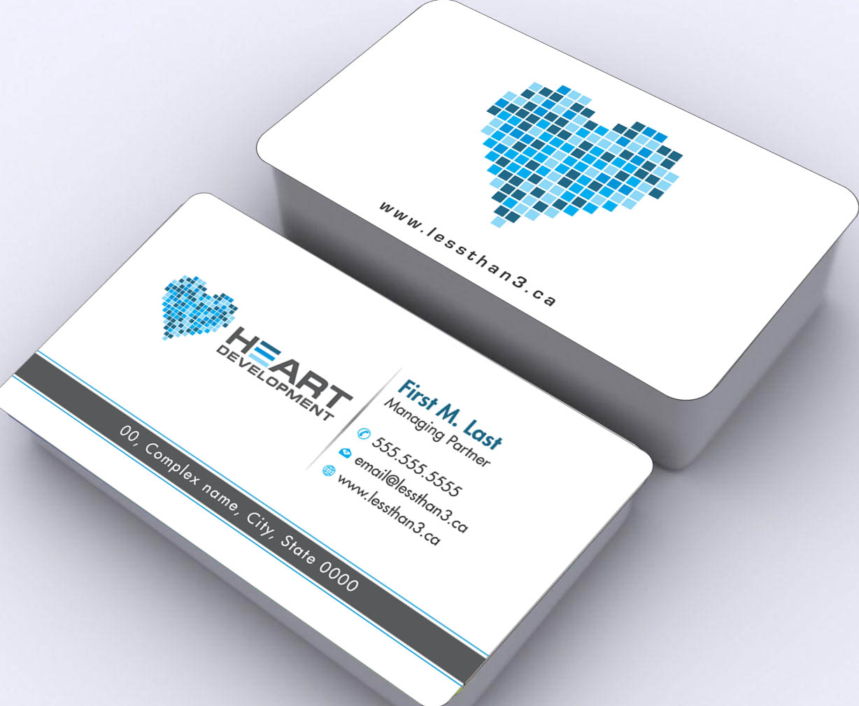 Business Card Design by Sbss for Heart Development | Design #1912457
