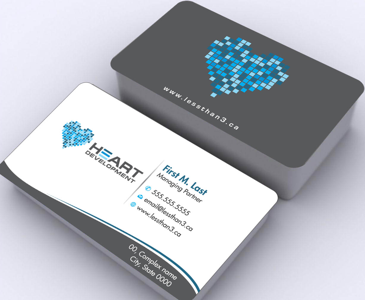 Business Card Design by Sbss for Heart Development | Design #1912460