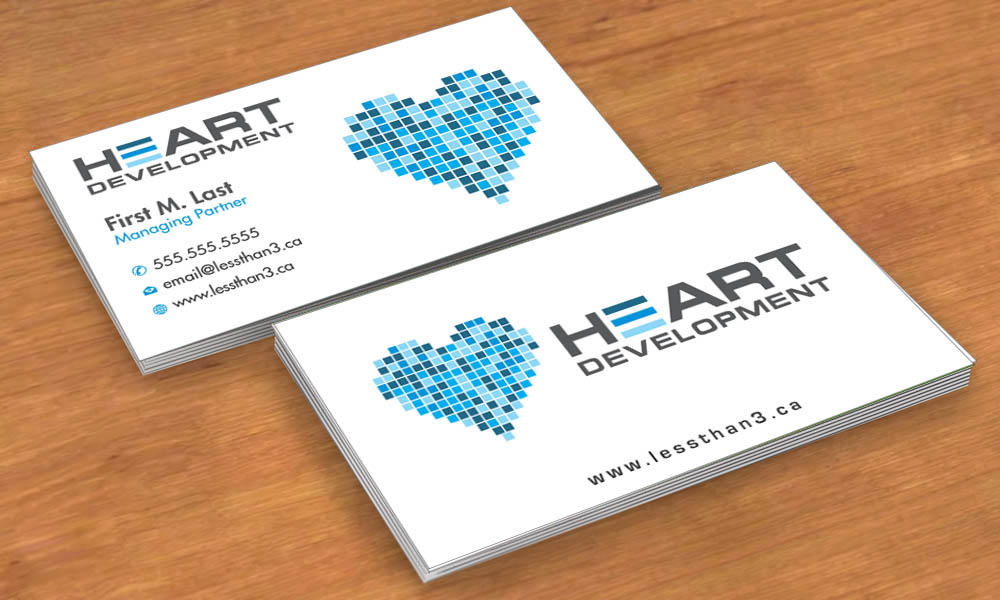 Business Card Design by Sbss for Heart Development | Design #1912461