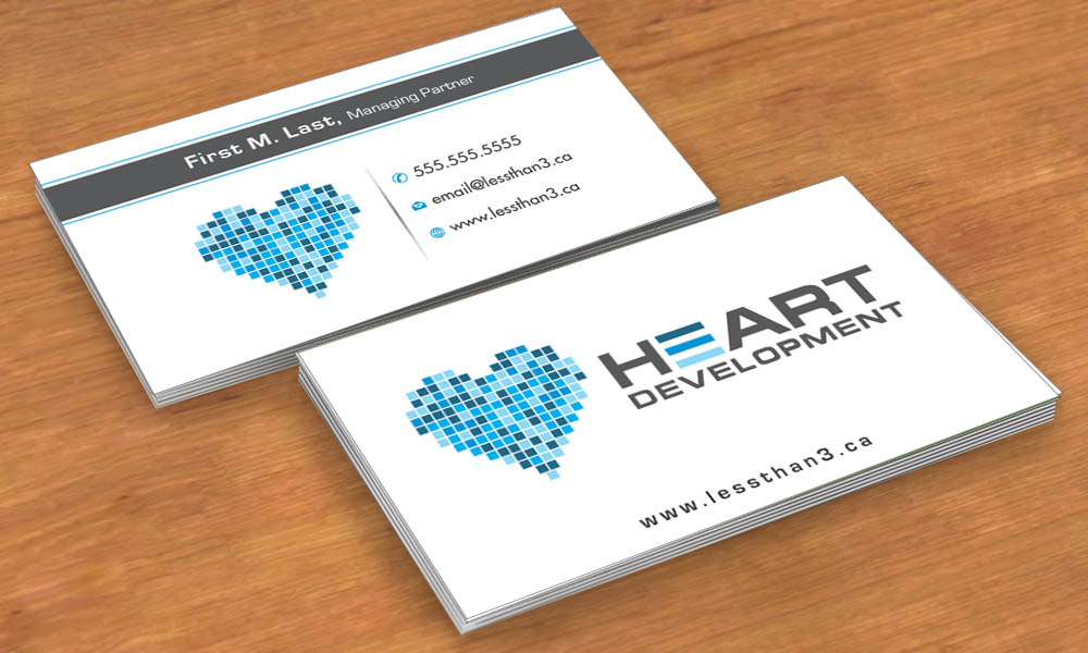 Business Card Design by Sbss for Heart Development | Design #1912462