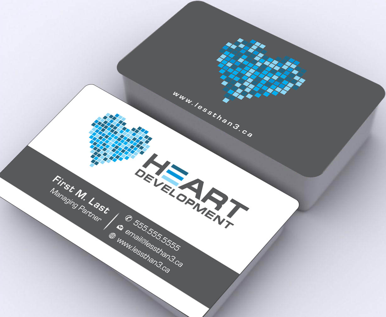 Diseño de Tarjeta de Presentación por Sbss para Heart Development | Diseño #1912472