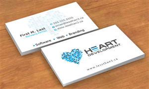 Business Card Design by Sbss for Heart Development | Design: #1929594