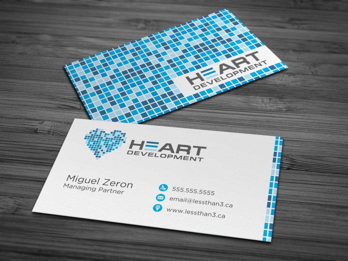 Business Card Design by HYPdesign for Heart Development | Design #1899125