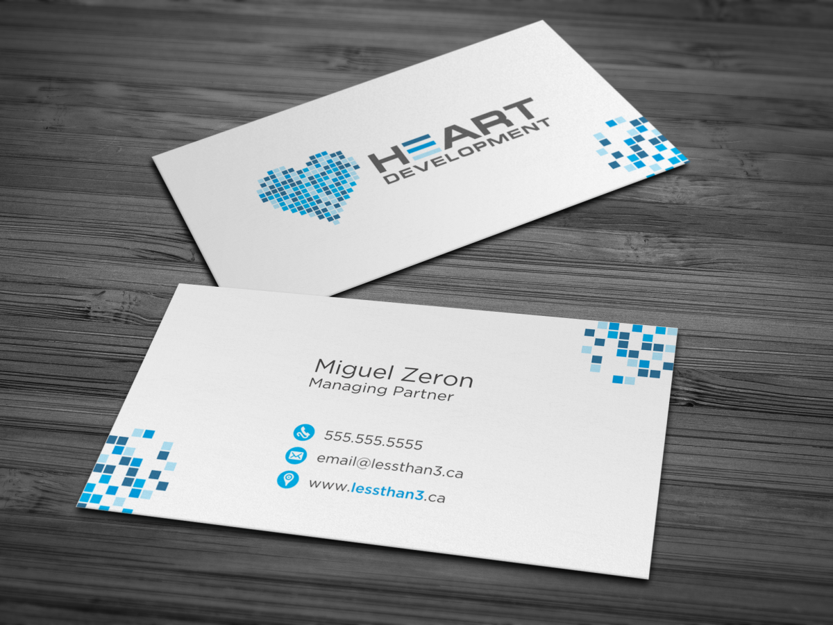 Business Card Design by HYPdesign for Heart Development | Design #1899128