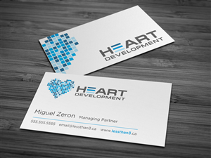 Business Card Design by HYPdesign for Heart Development | Design: #1899132