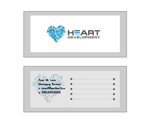 Visitenkarten-Design von Mary Papakati für Heart Development | Design #1922766