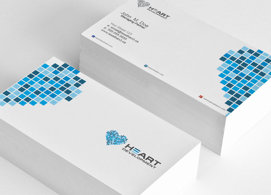 Visitenkarten-Design von Monster designs für Heart Development | Design #1906263