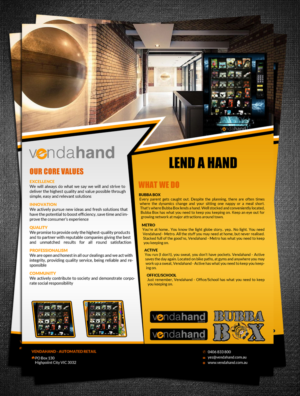 Flyer-Design von creative.bugs für Vendahand | Design: #7700063