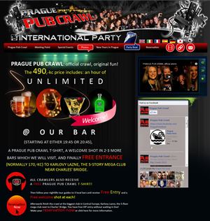 Diseño Web por uk para Prague Pub Crawl sro | Diseño: #1999107