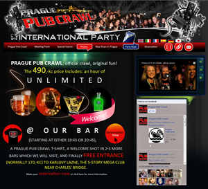 Diseño Web por uk para Prague Pub Crawl sro | Diseño: #1999125